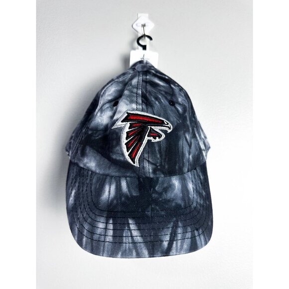 NWT NFL Team Apparel Atlanta Falcons Tie Dye Baseball Cap Dad hat Blue Womens - Picture 1 of 5